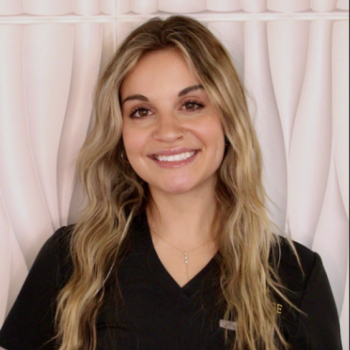 a woman taking a selfie